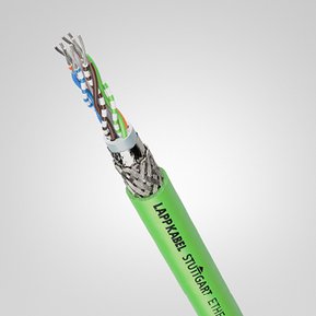 Example of a network cable with EMC screening Example of a network cable with EMC screening